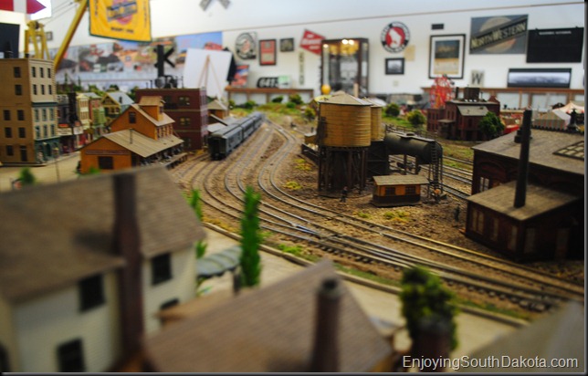 image model train at the South Dakota Railroad Museum