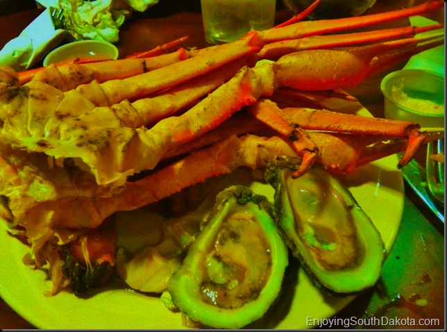 Oysters at the Silverado Franklin Deadwood South Dakota