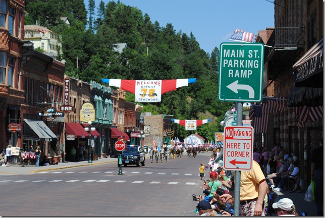 photo of Deadwood main street during the Days of 76 event