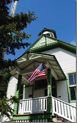 old galena school house just one of the historic stops on the tour each June