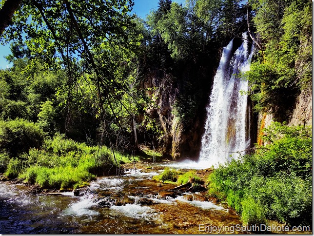 Little Spearfish Falls on the Nature Trail