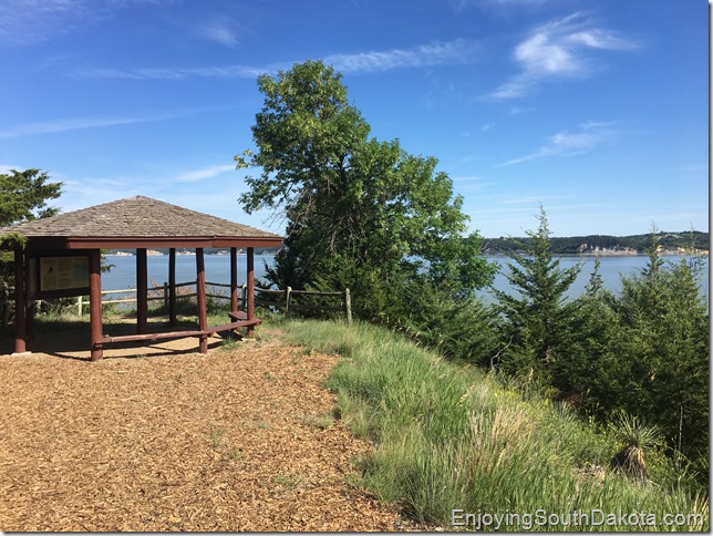 Gavins Point Nature Trail, Lewis & Clark Rec Area near Yankton South Dakota