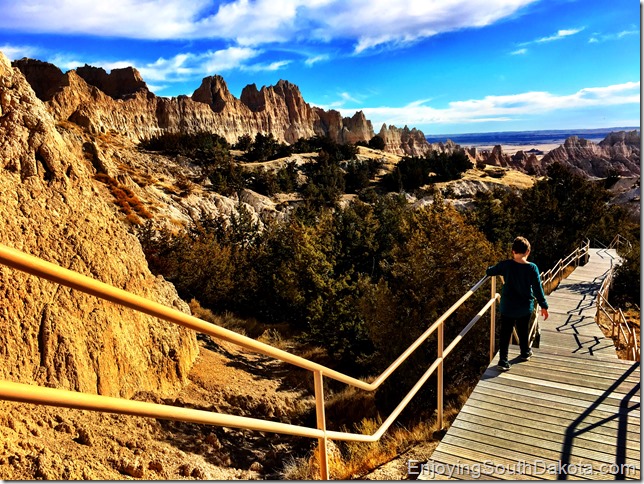 hiking Badland Cliff Shelf Nature Trail